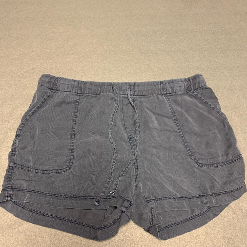 Gap casual shorts women’s medium blue elastic waist drawstring